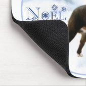 Tapis De Souris Noel Boston Terrier Mousepad (Coin)