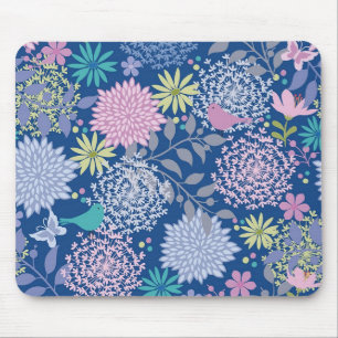 Tapis De Souris Noël Cadeau Floral 60e anniversaire