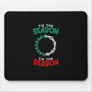 Tapis De Souris Noël chrétien - C'est la saison