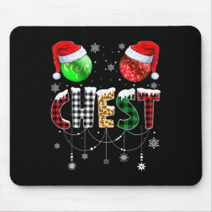 Tapis De Souris Noël Correspondant Couple Famille Châtaignes 1