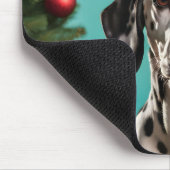 Tapis De Souris Noël dalmate (Coin)