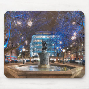 Tapis De Souris Noël dans le carré de Sloane