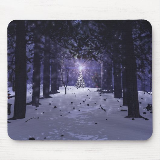 Tapis de souris Noël dans les Pins (Devant)