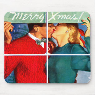 Tapis De Souris Noël de baiser