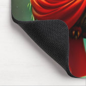 Tapis De Souris Noël de la chouette de Père Noël victorienne (Coin)