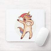 Tapis De Souris noël de la licorne (Avec souris)