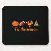 Tapis De Souris Noël de l'action de grâce (Devant)