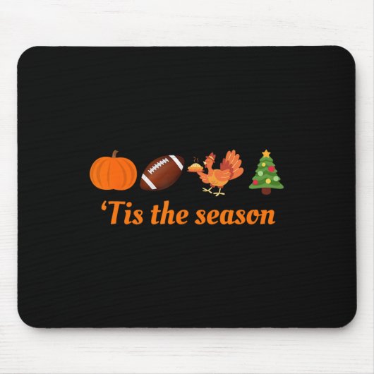 Tapis De Souris Noël de l'action de grâce (Devant)