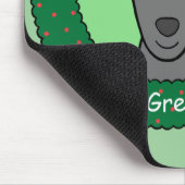 Tapis De Souris Noël de lévrier (Coin)