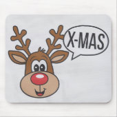 Tapis De Souris Noël de Rudolph (Devant)