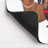 Tapis De Souris Noël des Dachshunds (Coin)