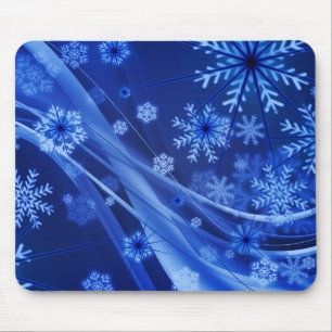 Tapis De Souris Noël des Flèches de neige en hiver