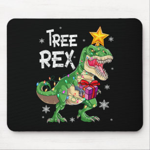 Tapis De Souris Noël Dinosaure Arbre Rex Pajamas Hommes Garçons En