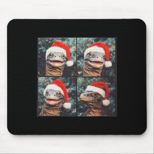 Tapis De Souris Noël du Dragon de Komodo