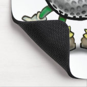 Tapis De Souris Noël du golf (Coin)