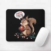 Tapis De Souris Noël Éclat l'écureuil Mpy Équirrel Noël Nom (Avec souris)