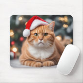 Tapis De Souris Noël Ginger British Shorthair (Avec souris)