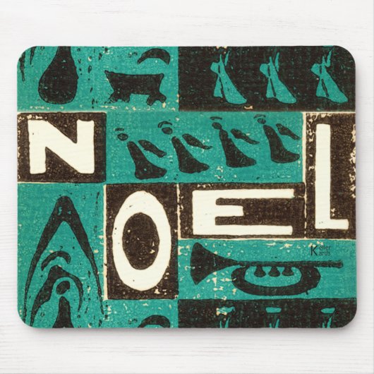Tapis De Souris Noel Green (Devant)