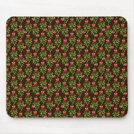 Tapis De Souris Noël Hollies - Mousepad (Devant)