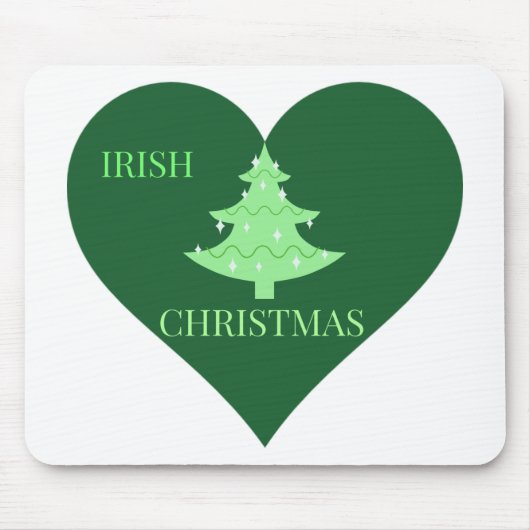 Tapis De Souris Noël irlandais (Devant)