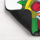 Tapis De Souris Noël jamaïcain rasta santa claus rastafarian.p (Coin)