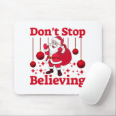 Tapis De Souris Noël Le Père Noël croit (Avec souris)