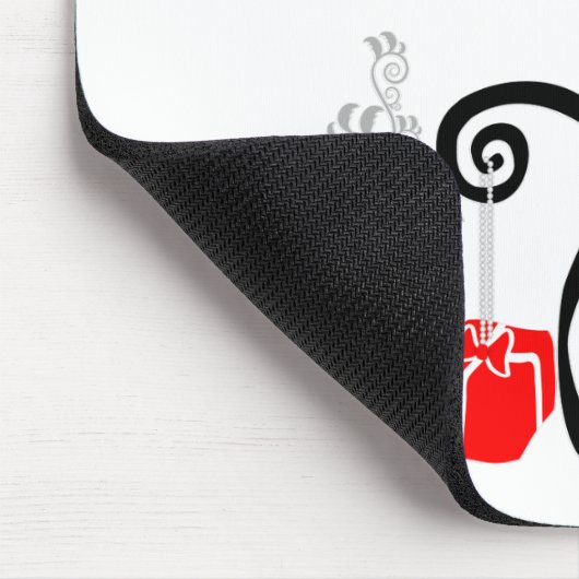 Tapis De Souris Noël moderne Kitty (Coin)
