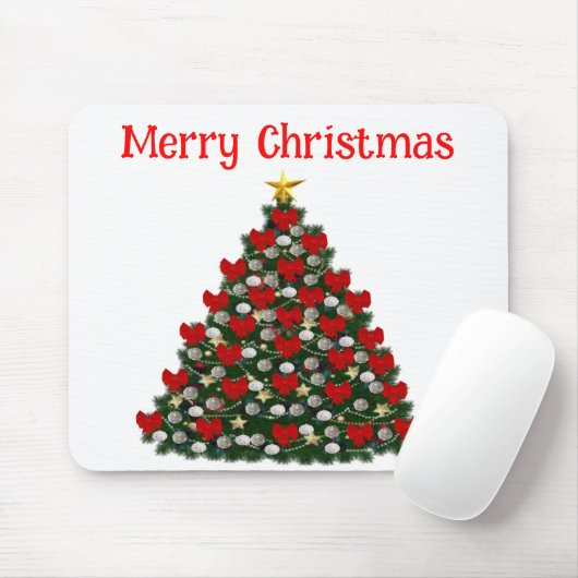 Tapis De Souris Noël Mousepad (Avec souris)
