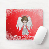 Tapis De Souris Noël Mousepad d'ange (Avec souris)