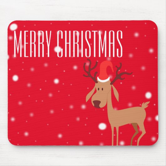 Tapis De Souris Noël Mousepad de renne (Devant)