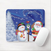 Tapis De Souris Noël Mousepads (Avec souris)