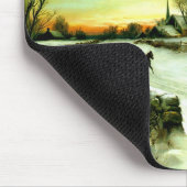 Tapis De Souris Noël neigeux (Coin)