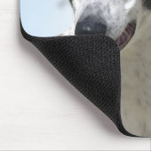 Tapis De Souris Noel noir et blanc gris2 (Coin)