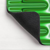 Tapis De Souris NOËL ~ Noir Vert Blanc (Coin)