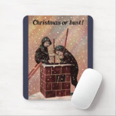 Tapis De Souris Noël Ou Poussière, Garçon Chimney Balayage Antique (Avec souris)