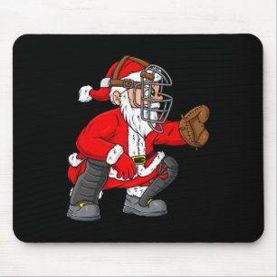 Tapis De Souris Noël Père Noël Capteur de baseball Garçons Filles