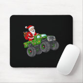 Tapis De Souris Noël Père Noël équitation dans Monster Truck Boys (Avec souris)