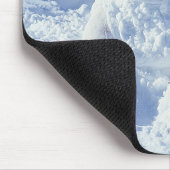 Tapis De Souris Noël Pitbull Chien Snowman (Coin)