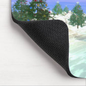 Tapis De Souris Noël pittoresque (Coin)