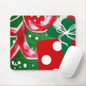 Tapis De Souris Noël présent (Avec souris)
