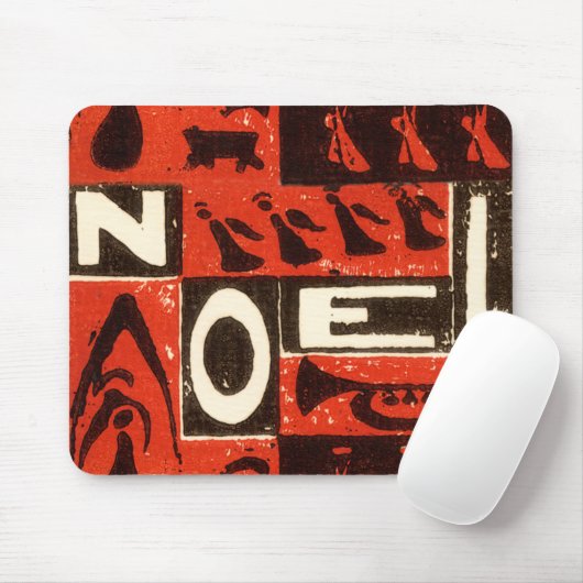 Tapis De Souris Noel Rouge (Avec souris)