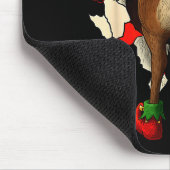 Tapis De Souris Noël Rupture de Joli Cul de Renne (Coin)