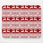 Tapis De Souris Noël scandinave renne (Devant)
