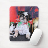Tapis De Souris Noël - Shih Tzu - Chin Ching (Avec souris)