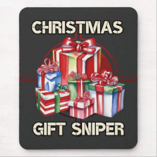 Tapis De Souris Noël, sniper, cadeau, armée