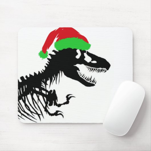Tapis De Souris Noël T-Rex (Avec souris)