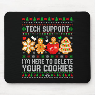 Tapis De Souris Noël Tech Suprt Ici Pour Supprimer Les Cookies Moc