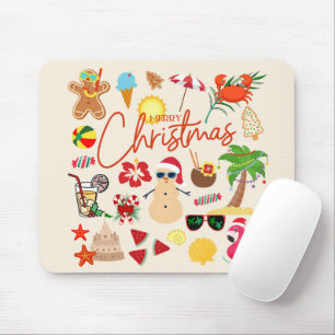 Tapis De Souris Noël tropical