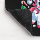 Tapis De Souris Noël Unicorne mignonne Magique Noël Toddler Girls (Coin)