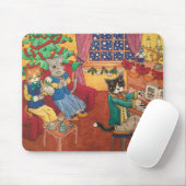Tapis De Souris Noël victorien (Avec souris)